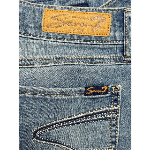 Seven 7 Skinny Crop Jeans Women’s Size 12 with Stretch - Picture 3 of 7
